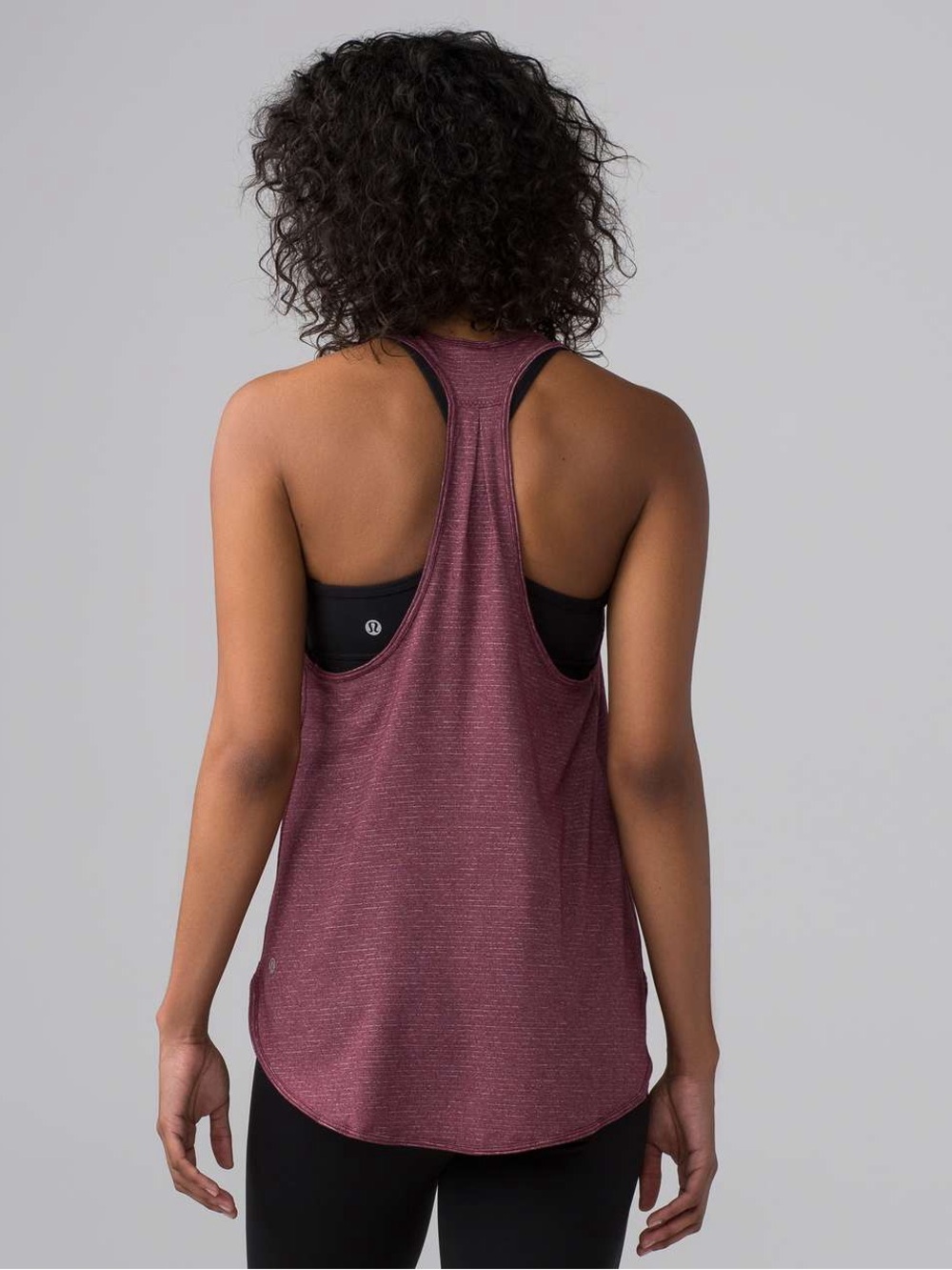 Lululemon 105 Singlet Heathered Bordeaux Drama